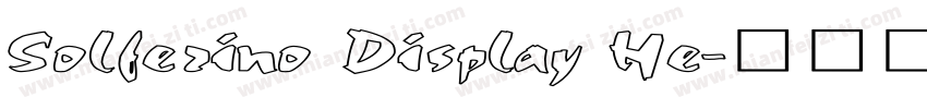 Solferino Display He字体转换